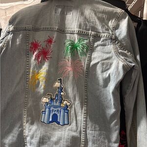 Light Blue Denim Jacket custom Disney